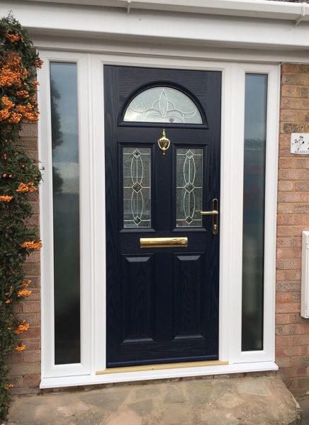 Dark Blue composite Entrance Door Wellingborough