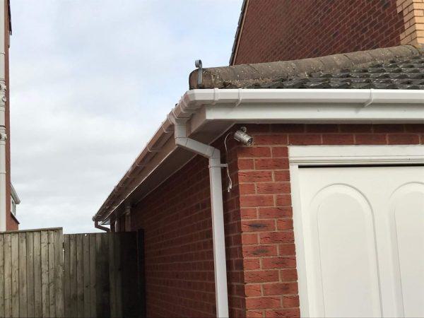 Weather-resistant uPVC soffits installed on a Wellingborough property