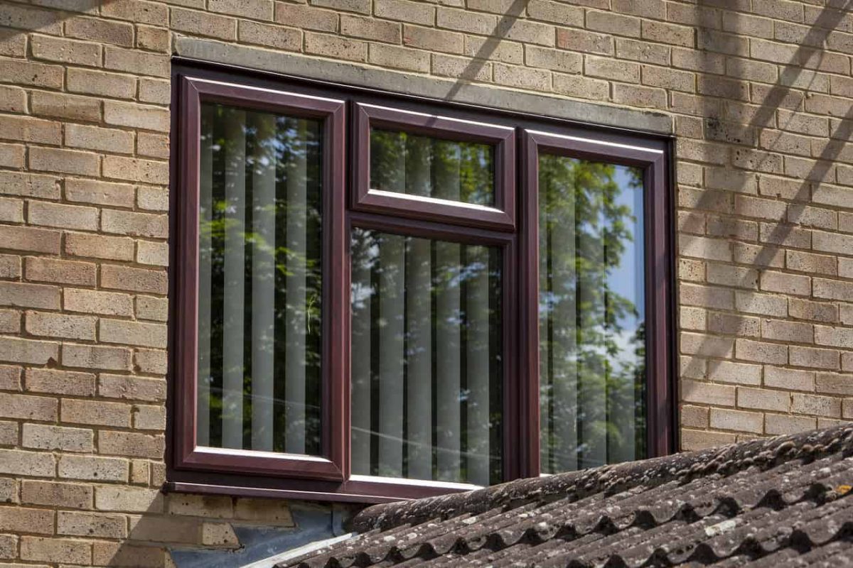 brown triple glazing