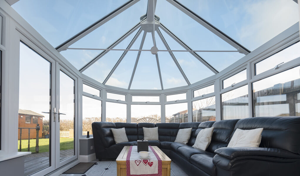 glass roof conservatory T&K